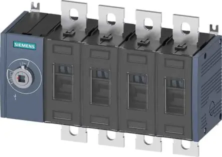 Siemens SENTRON Trennschalter / 4-polig 500 A 400A offen, 3 Sicherungsgröße
