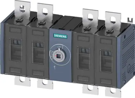 Siemens SENTRON Trennschalter / 4-polig 500 A 400A offen, 3 Sicherungsgröße