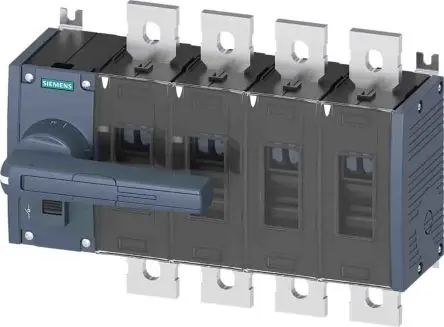 Produktfoto 1 von Siemens SENTRON Trennschalter / 4-polig 1000 A 500A offen, 4 Sicherungsgröße