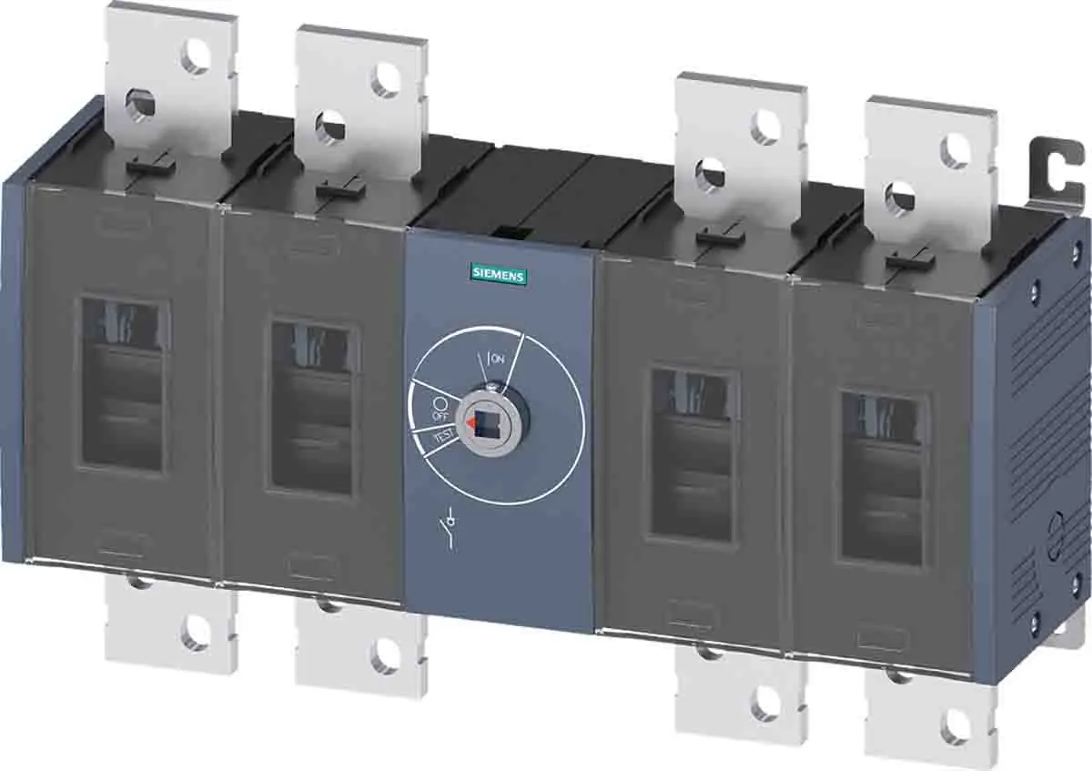 Produktfoto 1 von Siemens SENTRON Trennschalter / 4-polig 2000 A 1000 A offen, 5 Sicherungsgröße