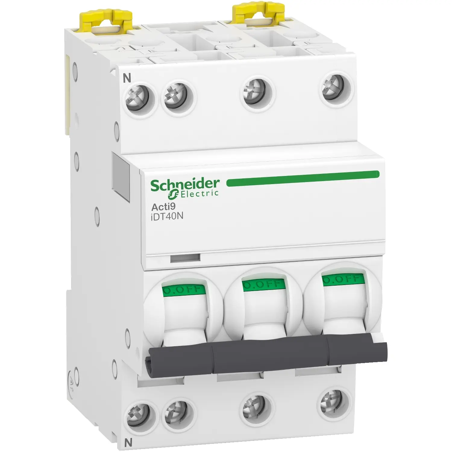 Produktfoto 1 von Schneider Electric Acti9 iDT40N MCB Leitungsschutzschalter Typ C, Pol 3 20A Acti 9