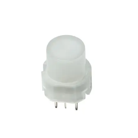 C & K D6 Druckschalter Gelb Beleuchtet Tastend Durchsteckmontage Ø 11.4 mm, SPST / 10mA 35 V dc 35 V ac, IP40