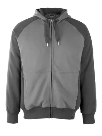 Produktfoto 1 von Mascot Workwear 50566 Unisex Kapuzenpullover, Baumwolle, Polyester Anthrazit Reißverschluss, Größe 2XL