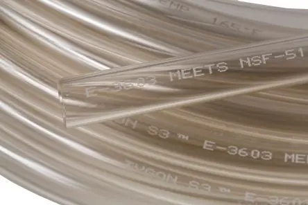 Saint-Gobain Tygon® E-3603 Schlauch, Ø 4mm 7mm Klar Spezielles PVC Peristaltische Pumpe, Übertragung, Vakuum 2,1 bar
