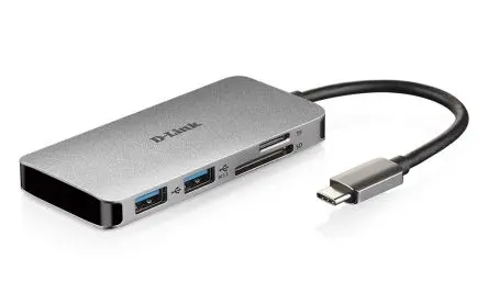 Produktfoto 1 von D-Link, USB 3.0 USB-Hub, 2 USB Ports, USB C, USB, 95 x 45 x 11mm