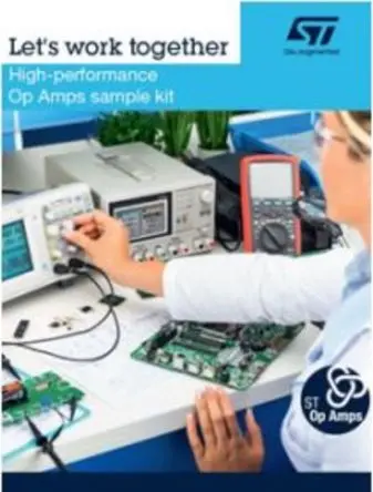 Produktfoto 1 von STMicroelectronics Entwicklungskit analog, Operationsverstärker, Hochleistungs-Operationsverstärker-Musterkit