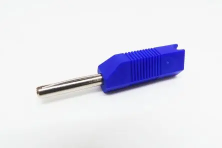 Produktfoto 1 von Deltron 4 mm Stecker Blau Bananenstecker, Kontakt Nickel, 50V 16A, Schraubanschluss