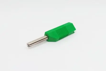 Produktfoto 1 von Deltron 4 mm Stecker Grün Bananenstecker, Kontakt Nickel, 50V 16A, Schraubanschluss
