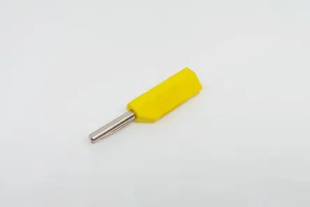 Produktfoto 1 von Deltron 4 mm Stecker Gelb Bananenstecker, Kontakt Nickel, 50V 16A, Schraubanschluss