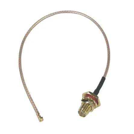 Produktfoto 1 von RF Solutions CBA Koaxialkabel, 50 Ω Buchse, 150 mm, UFL / SMA, Gerade, Schwarz