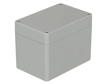 Produktfoto 1 von Bopla Euromas; Universalgehäuse; Polycarbonat; Hellgrau IP66 Breite 80 mm Höhe 90 mm Länge 120 mm