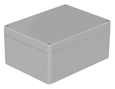 Produktfoto 1 von Bopla Euromas; Universalgehäuse; Polycarbonat; Hellgrau IP66 Breite 120 mm Höhe 75 mm Länge 160 mm