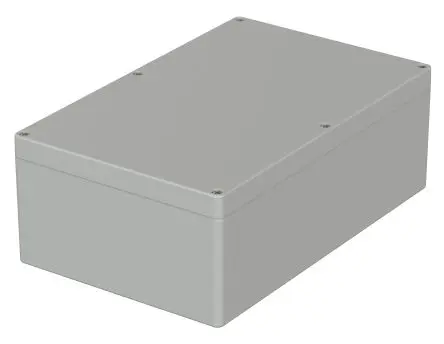 Produktfoto 1 von Bopla Euromas; Universalgehäuse; Polycarbonat; Hellgrau IP65 Breite 160 mm Höhe 90 mm Länge 250 mm