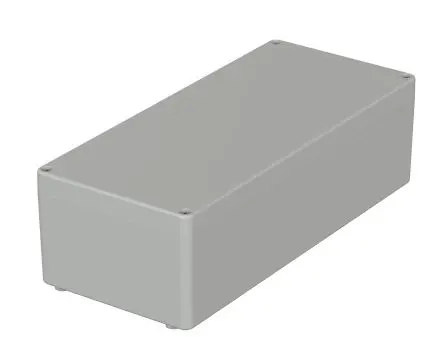 Produktfoto 1 von Bopla Euromas; Universalgehäuse; Polycarbonat; Hellgrau IP66 Breite 150 mm Höhe 100 mm Länge 340 mm