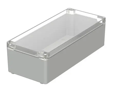 Produktfoto 1 von Bopla Euromas; Universalgehäuse; Polycarbonat; Hellgrau IP66 Breite 150 mm Höhe 100 mm Länge 340 mm