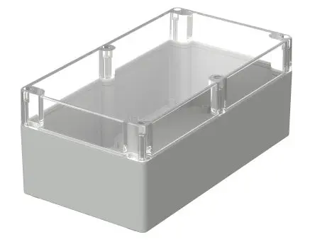 Produktfoto 1 von Bopla Euromas; Universalgehäuse; Polycarbonat; Hellgrau IP65 Breite 200 mm Höhe 149.5 mm Länge 360 mm