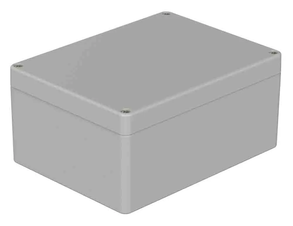 Produktfoto 1 von Bopla Euromas; Universalgehäuse; Polycarbonat; Hellgrau IP66 Breite 120 mm Höhe 75 mm Länge 160 mm