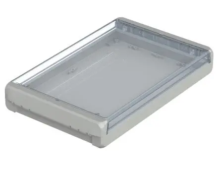 Produktfoto 1 von Bopla Bocube; Universalgehäuse; Polycarbonat; Hellgrau Geflanscht IP66, IP68 Breite 170 mm Höhe 40 mm Länge 271 mm