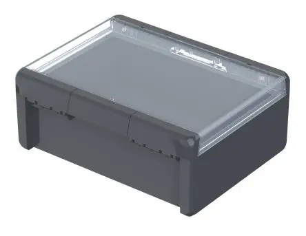 Produktfoto 1 von Bopla Bocube; Universalgehäuse; Polycarbonat; Grau, Graphitgrau Geflanscht IP66, IP68 Breite 300 mm Höhe 120 mm Länge