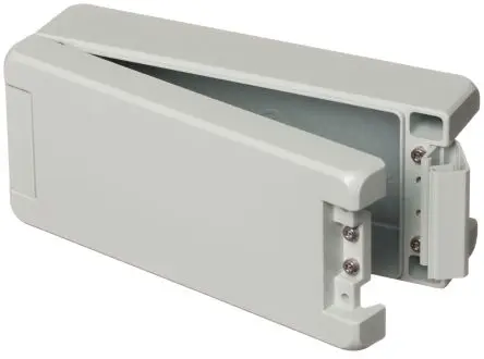 Produktfoto 1 von Bopla Bocube Alu; Universalgehäuse; Aluminium; Grau, Hellgrau Geflanscht IP66, IP68 Breite 86 mm Höhe 90 mm Länge 199 mm