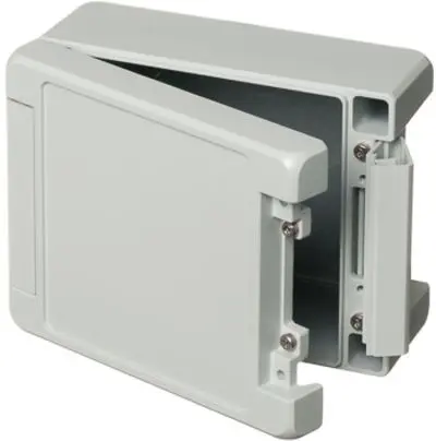 Produktfoto 1 von Bopla Bocube Alu; Universalgehäuse; Aluminium; Hellgrau, Grau Geflanscht IP68, IP66 Breite 128 mm Höhe 60 mm Länge 159