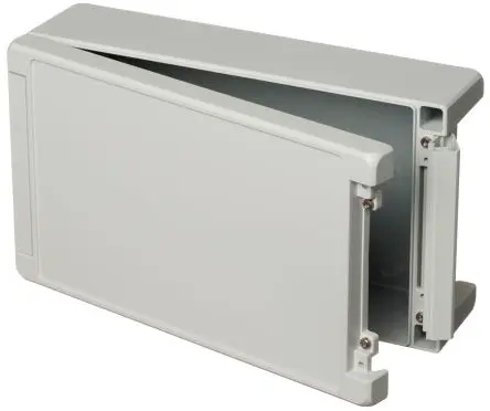 Produktfoto 1 von Bopla Bocube Alu; Universalgehäuse; Aluminium; Grau, Hellgrau Geflanscht IP66, IP68 Breite 173 mm Höhe 90 mm Länge 299