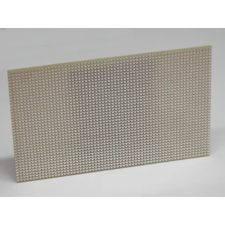 Produktfoto 1 von CIF Lochrasterplatine 1, Raster 2.54 mm, PCB-Bohrung 1 mm Gebohrt mit 2,54 mm Abstand 160 mm FR4 200 mm