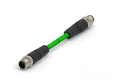 Produktfoto 1 von TE Connectivity TAD1474 Cat5e Ethernet-Kabel, 500 mm, Grün 4 Abgeschirmt Geschirmt, Aussen ø 6.5 mm Außen-ø ,