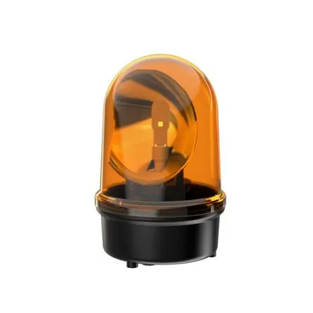 Produktfoto 1 von Werma LED Signalleuchte Gelb 230V ac/dc Basis, Ø 142 mm x 218 mm