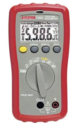 Produktfoto 1 von Sefram 7202 Hand Digital-Multimeter 600V ac