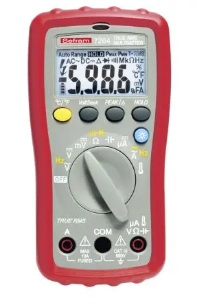 Produktfoto 1 von Sefram 7204 Hand Digital-Multimeter 600V ac / 10A ac