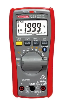 Produktfoto 1 von Sefram 7223 SEFRAM 722X Digital Digital Multimeter Echteffektivwert, CAT III, CAT IV 1 kV ac 10 A dc,