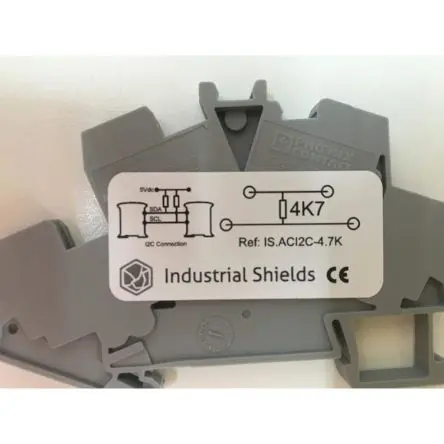 Produktfoto 1 von Industrial Shields Anschlussklemmenblock Industrielle Pull-Up-Verbindung I2C für I2C-Konnektivität