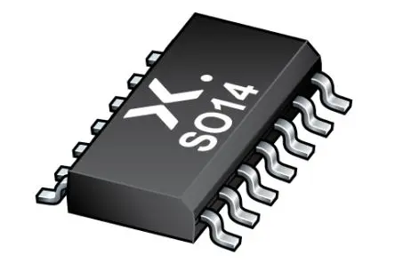 Produktfoto 1 von Nexperia Vierfach-OR-Gatter mit 2 Eingängen, 4-Elem., ODER, 74HCT, 5.2 mA, 14-Pin, SO-14, 2