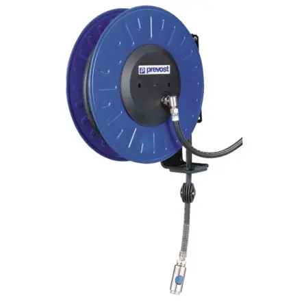 Produktfoto 1 von PREVOST Druckluft-Schlauchaufroller 20 m 2400 L/min Schlauch inklusive Innen ø 19 mm, Außen-Ø 28 mm