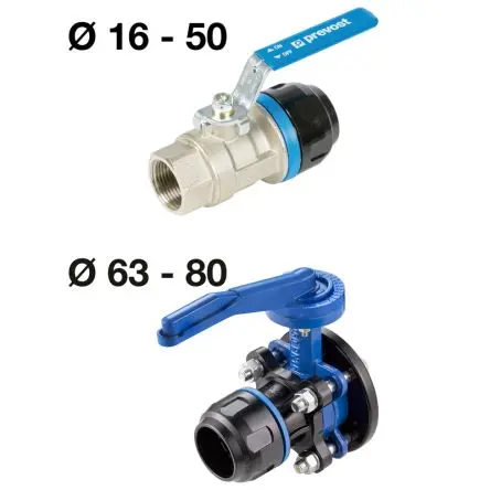 PREVOST Absperrventil Aluminium