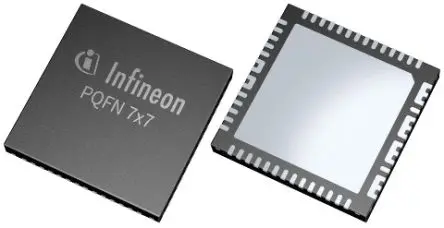 Infineon IRPS5401 5 Leistungsschalter-IC Niederspannungsseite/Hochspannungsseite 105 mΩ 56-Pin 5 Ausg. QFN