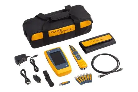 Produktfoto 1 von Fluke Networks LinkIQ Netzwerktester Tonsignal, Kabelprüfgerät, RJ45 RJ45