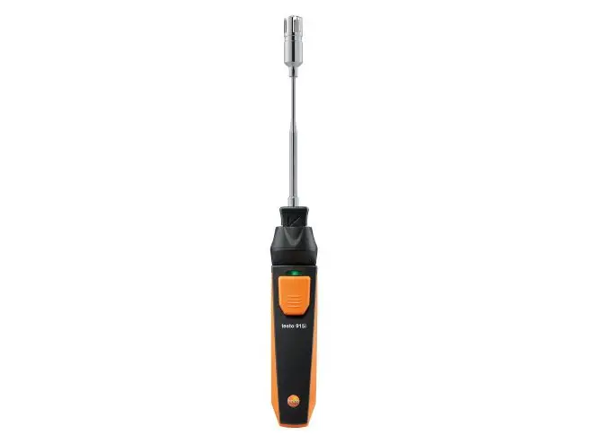 Produktfoto 1 von Testo Digitales Thermometer, 915i, Drahtlos, 1 bis 1000 °C ±1.0 °C max, Messelement Typ K