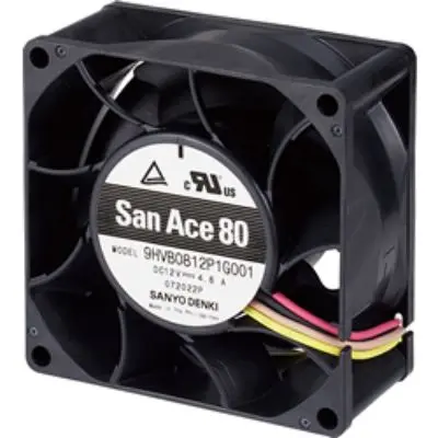 Produktfoto 1 von Sanyo Denki DC-Axiallüfter, 12 V dc / 57.6W, 80 x 80 x 38mm, 141.3cfm