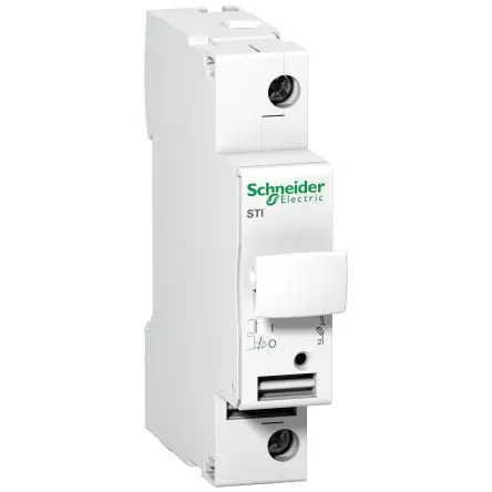 Produktfoto 1 von Schneider Electric Acti9 Fusible Sicherungsschalter-Trennschalter / 1-polig 10 A offen, 8.5 x 31.5 mm Sicherungsgröße