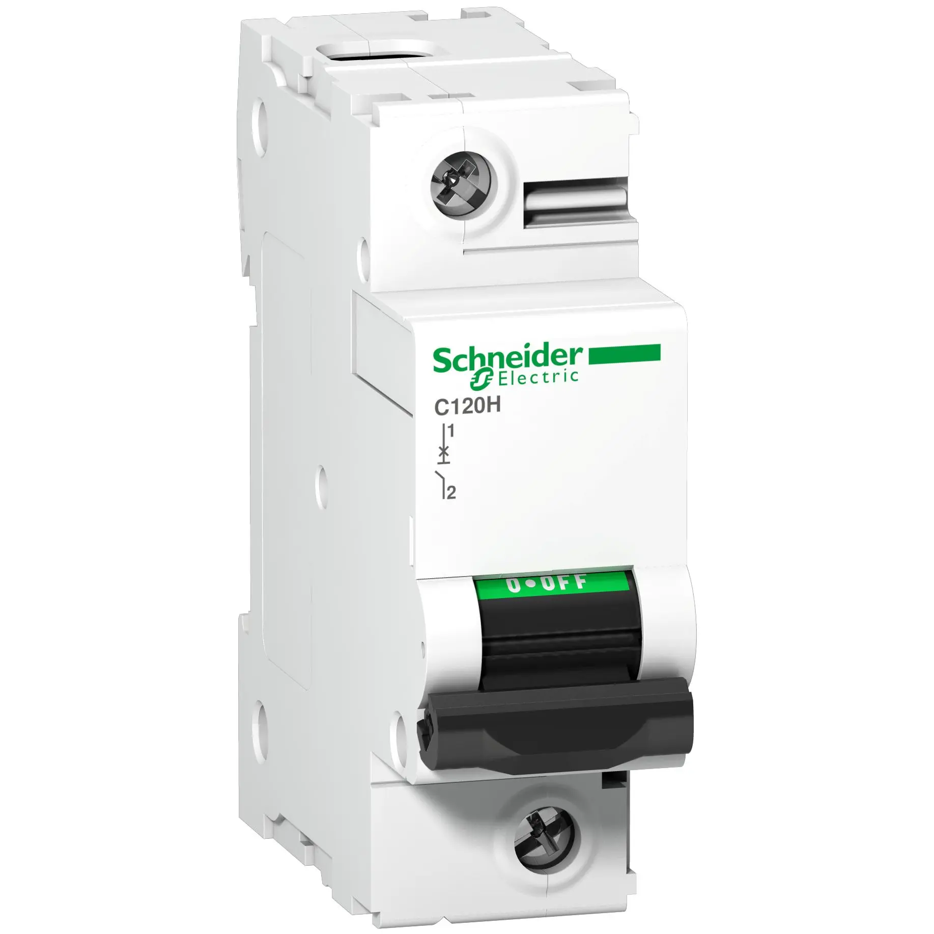 Produktfoto 1 von Schneider Electric A9N1 Miniaturüberlastschalter Typ C, Pol 1-polig 80 A 415 V ac, Abschaltvermögen 30 kA Acti9 144 V dc