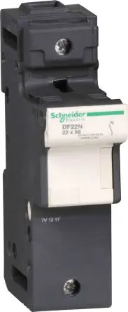 Produktfoto 1 von Schneider Electric TeSyS DF, LS1/GK1 Sicherungsschalter-Trennschalter / 1-polig 125 A, 22 x 58 mm Sicherungsgröße