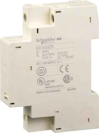 Schneider Electric TeSyS GV Motorschutzeinheit 24V ac 89mm x 18 mm