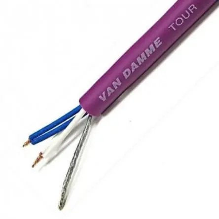 Produktfoto 1 von Van Damme Mikrofonkabel 5-adrig 0.19 mm² Geschirmt, Außen-ø 6 mm Außen-ø Violett, L. 100 m