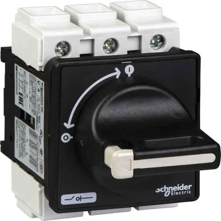 Produktfoto 1 von Schneider Electric TeSyS Vario Trennschalter 3-polig 57A Schwarz IP65 3-phasig