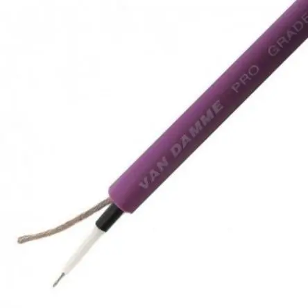 Produktfoto 1 von Van Damme Mehrleiterkabel 2-adrig 0.22 mm² Geschirmt, Außen-ø 6 mm Außen-ø Violett, L. 100 m