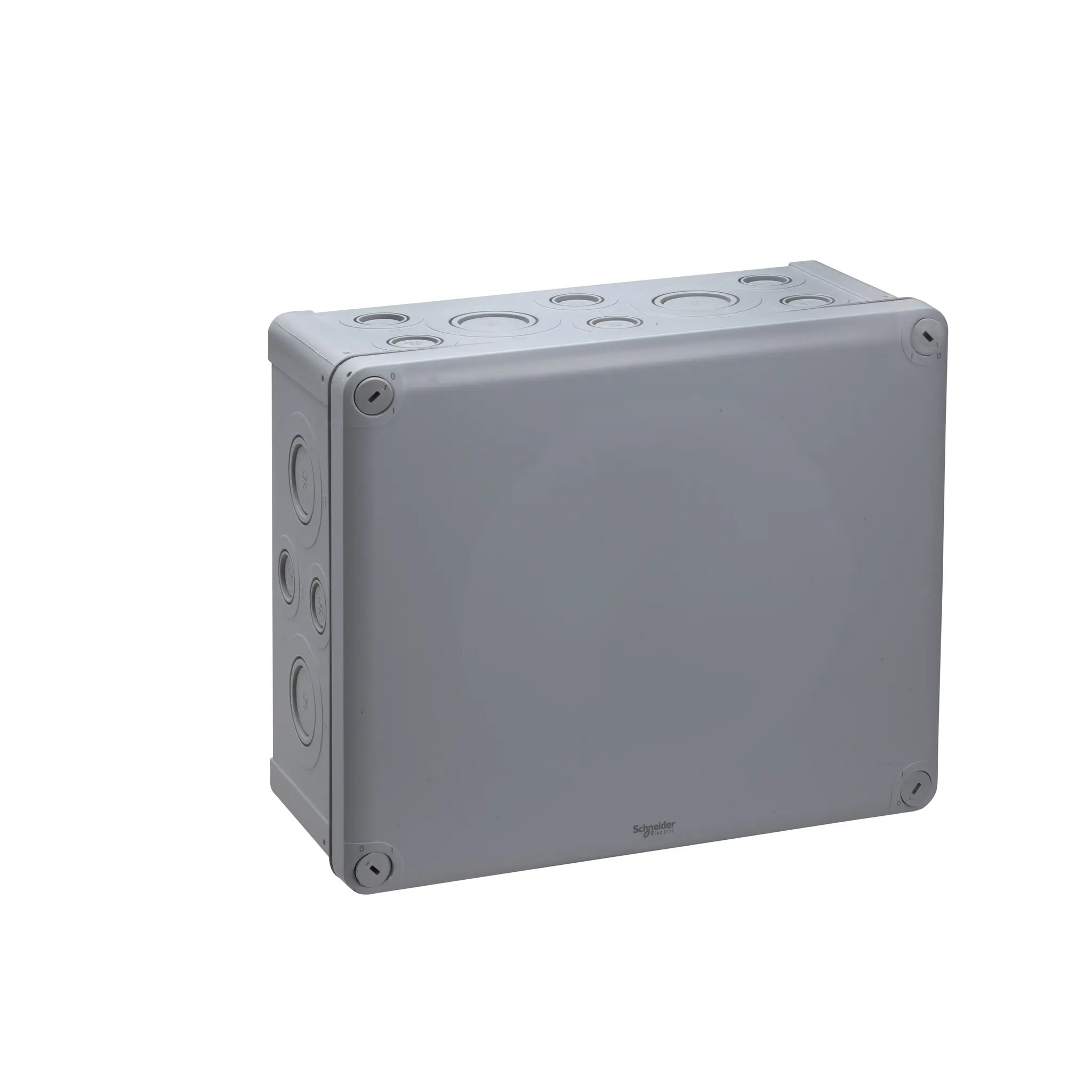 Produktfoto 1 von Schneider Electric Mureva Polypropylen Abzweigdose Grau IP55 Breite 295 mm Höhe 125 mm Länge 295 mm