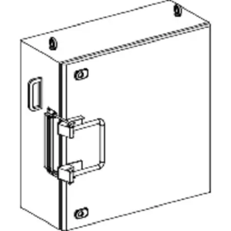 Produktfoto 1 von Schneider Electric Canalis Metall Abzweigdose Weiß RAL 9001 IP55 Breite 600 mm Höhe 600 mm