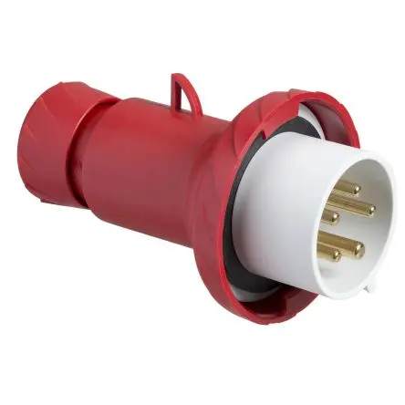 Produktfoto 1 von Schneider Electric Mureva Gehäusestecker Rot 3P+N+PE, 380V, 415 V, Kabel Gerade IP44 32A